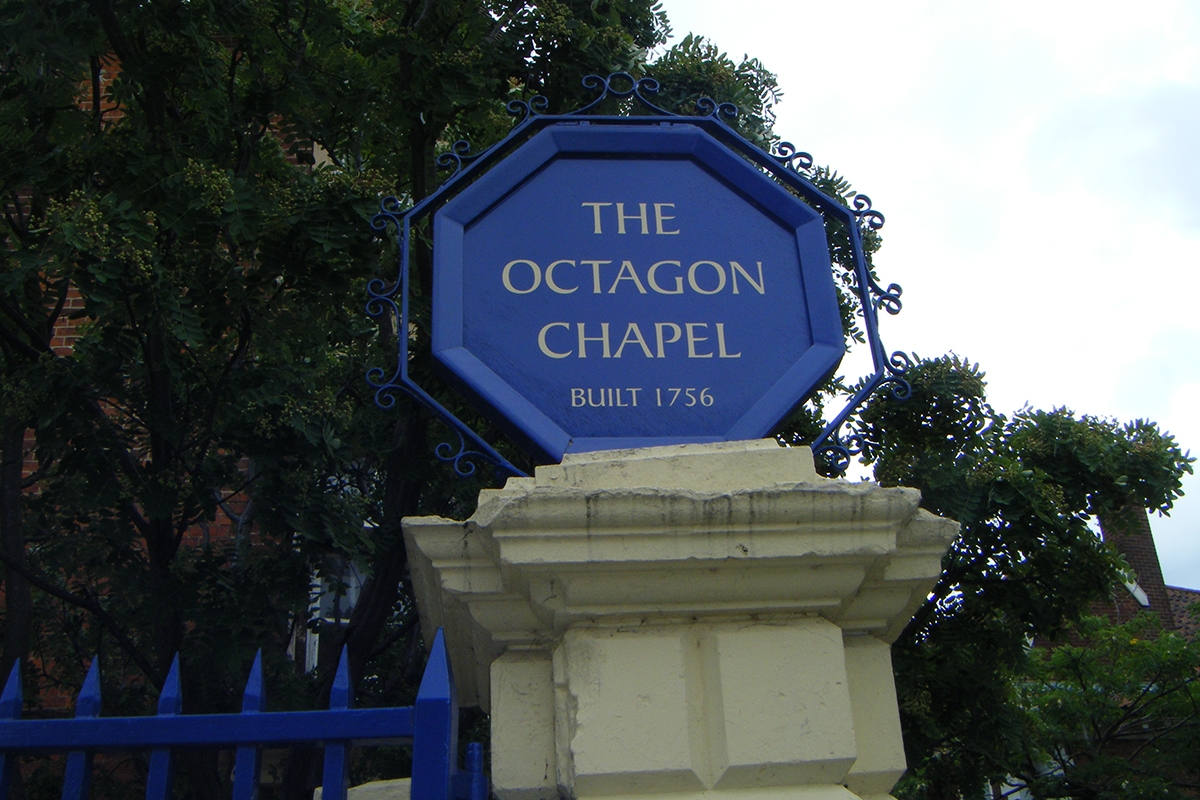 Octagon Chapel Historic Sign 1200 X 800
